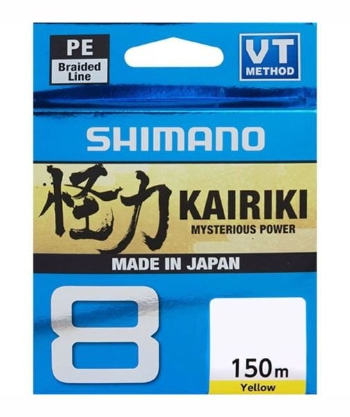 Shimano Kairiki 8x 150M Yellow Örgü İp Misina