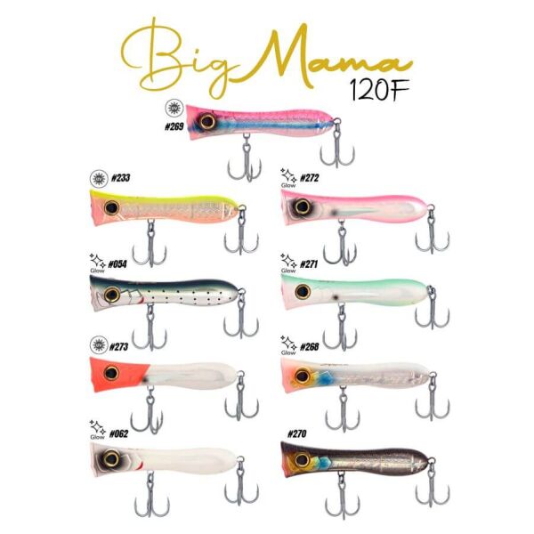 Fujin Big Mama 12 Cm 31 Gr Su Üstü popper
