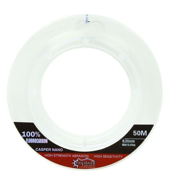 Captain Casper Nano %100 Fluorocarbon Misina 50 mt