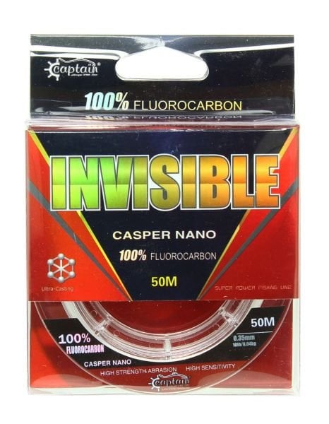 Captain Casper Nano %100 Fluorocarbon Misina 50 mt