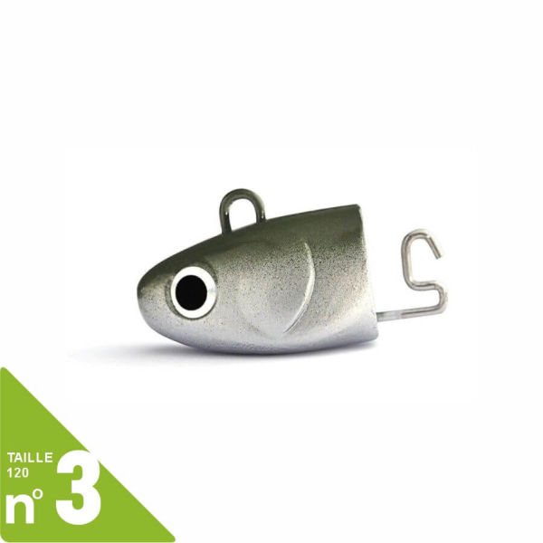 Fiiish BM120/3 BM1329 Extra Deep 50gr Kaki Jighead