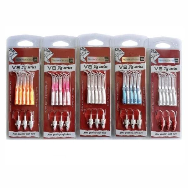 NaniwaOsakaShi V8 Jig Series 8 cm 5.5 gr Silikon Yem