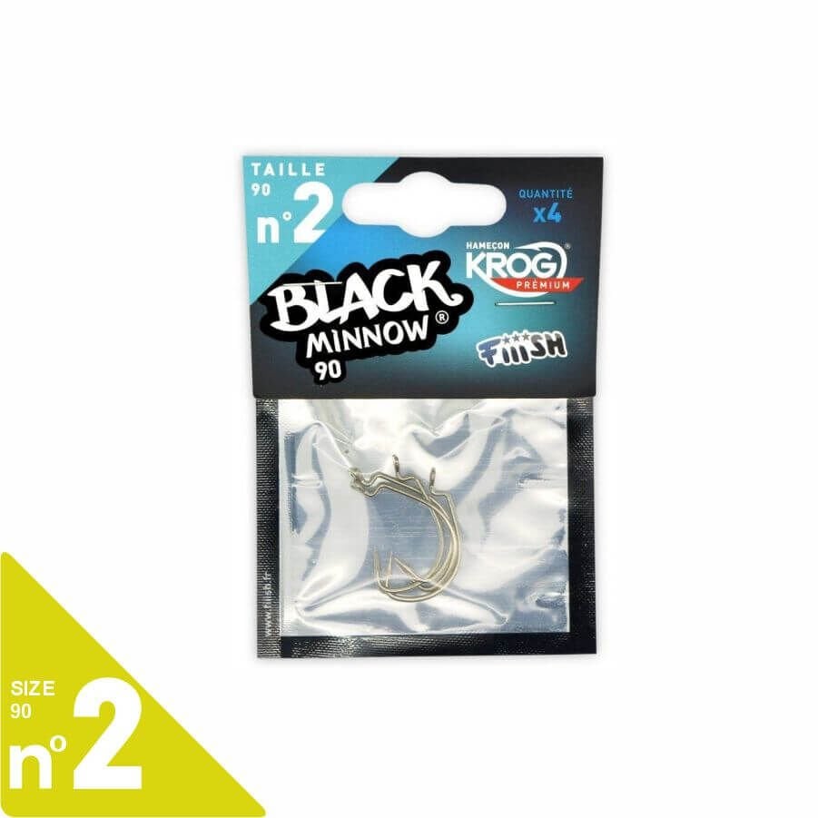 Fiiish Black Minnow BM90/2 BM147 Offset Silikon İğnesi