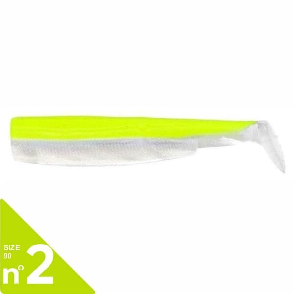 Fiiish BM90/2 BM534 3X-Gövde Jaune F. Blanc Silikon Yem