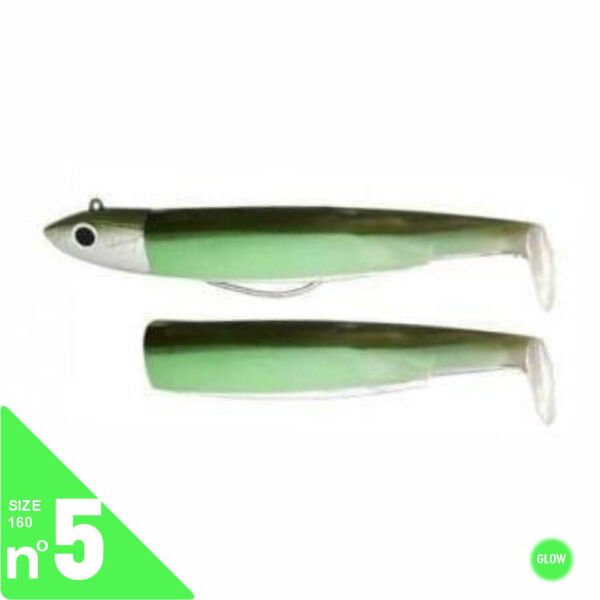 Fiiish BM160/5 BM894 Combo Deep 90 Gr Silikon Yem - Kaki Glow