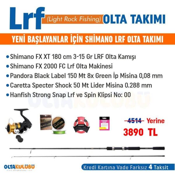Shimano İle Başlıyorum LRF Olta Takımı