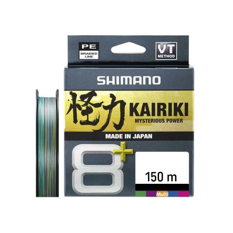 Shimano Kairiki + 8x 150 Mt Multi Color İp Misina