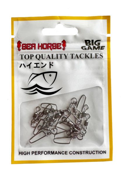 Sea Horse Klips Lock Snap No:6 10 Lu Paket