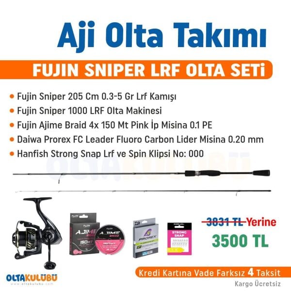 Fujin Sniper Hazır Aji Olta Takımı