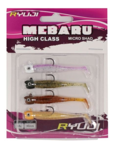 Ryuji Mebaru Micro Shad 6.5 cm 3.8 gr Shad Natural Mıx